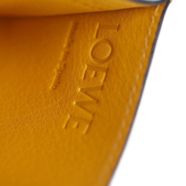 2115031001014 4 Loewe Plain Calf Leather Card Case Multicolor