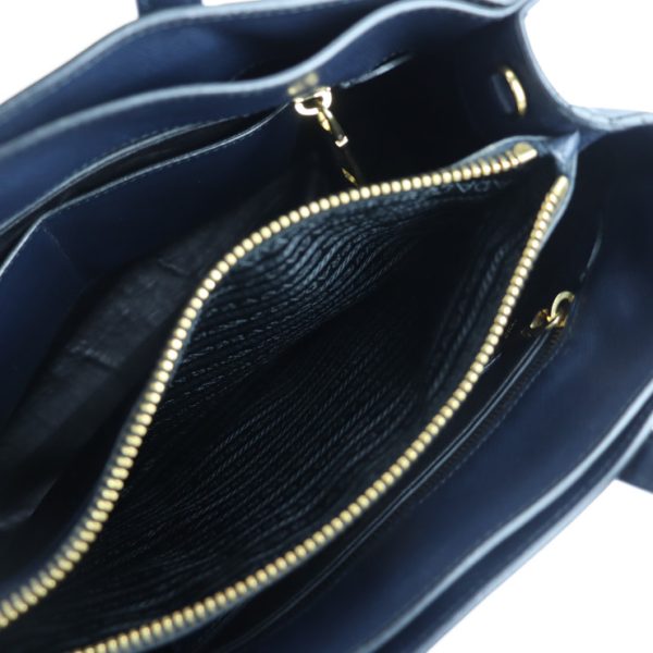 2115043007326 9 Prada Saffiano Soft Leather Handbag Navy