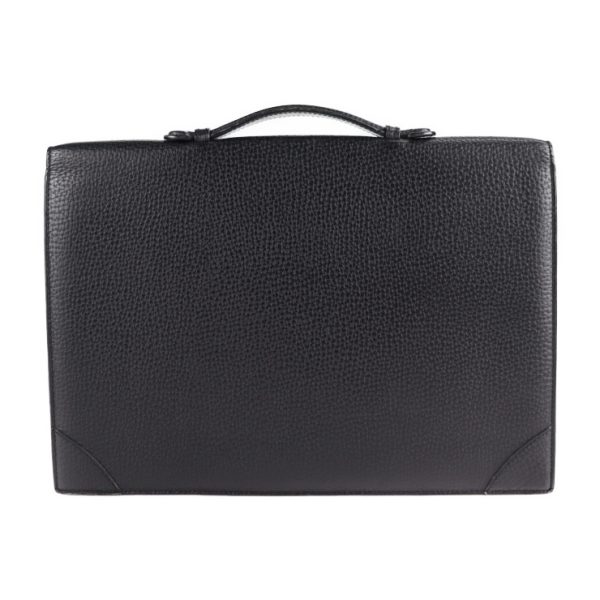 2115043007334 3 Loewe Briefcase Business Bag Leather Black Document Bag