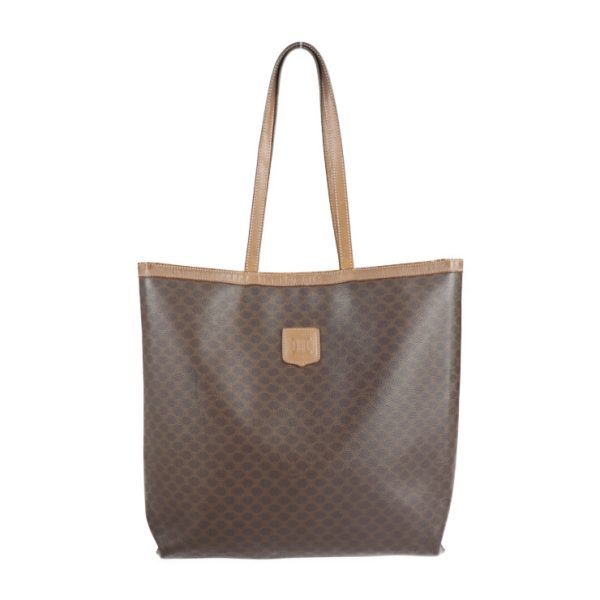 2115121002002 1 Celine Macadam PVC Leather Tote Bag Brown