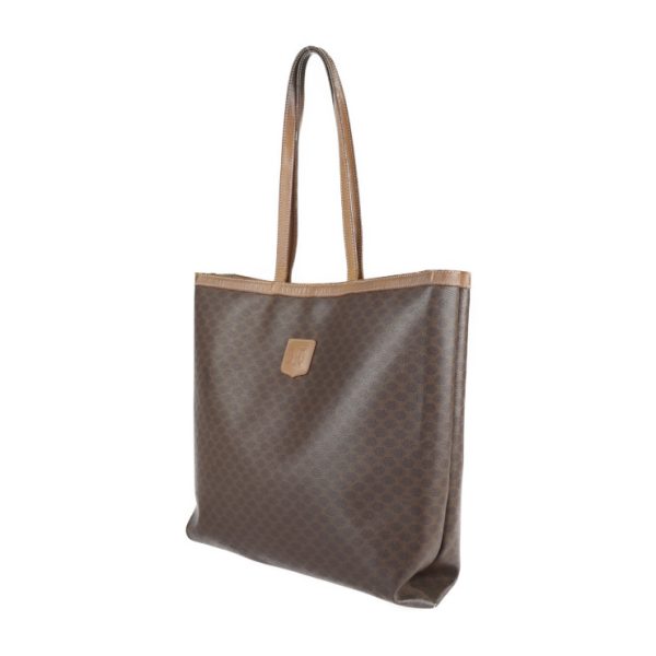 2115121002002 2 Celine Macadam PVC Leather Tote Bag Brown