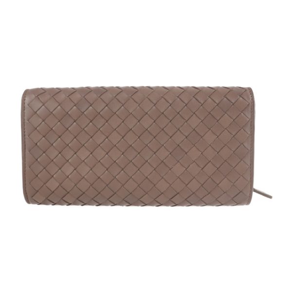 2116063002252 3 Bottega Veneta Intrecciato Leather Long Wallet Brown