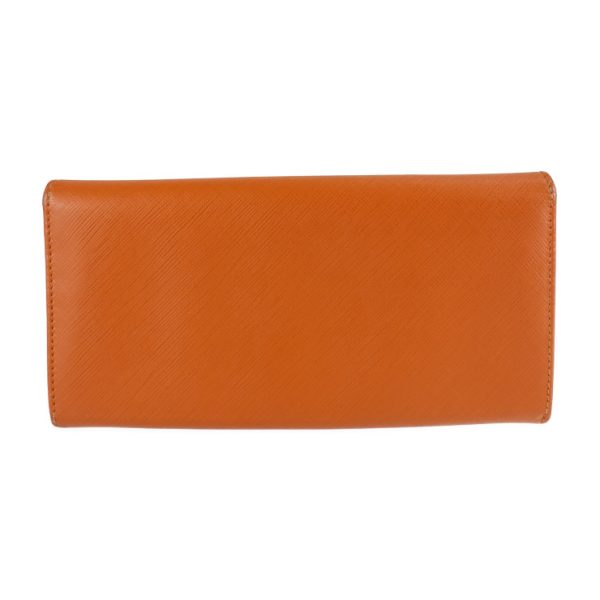 2116063002269 3 Salvatore Ferragamo Vara Long Wallet Orange