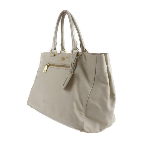 2116093007251 2 Prada Soft Calf Leather Tote Bag Ivory