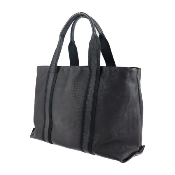 2116093007257 2 Bottega Veneta Marco Polo PVC Tote Bag Black