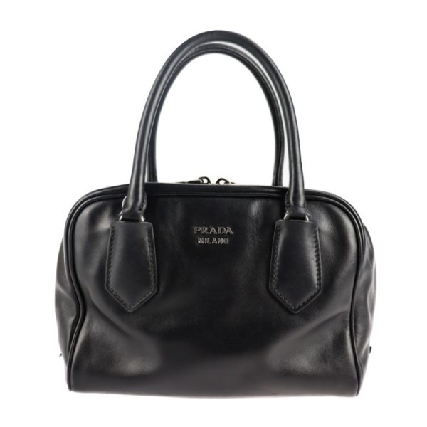 2116093007286 1 Prada Leather Tote Bag Black