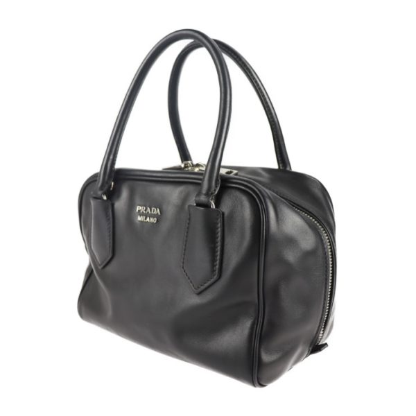 2116093007286 2 Prada Leather Tote Bag Black