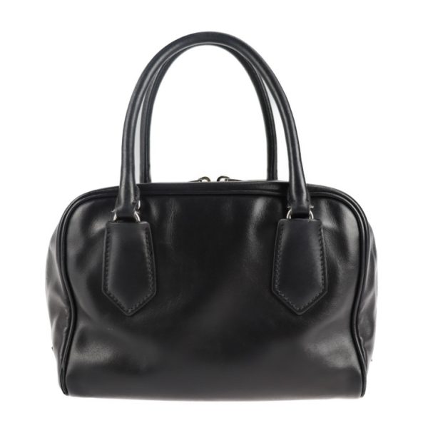 2116093007286 3 Prada Leather Tote Bag Black