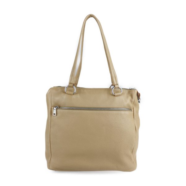 2116123007175 3 Prada Leather Tote Bag Beige