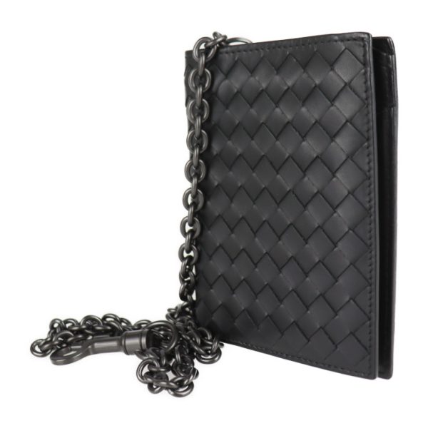 2116123007197 2 Bottega Veneta Intrecciato Leather Wallet Black