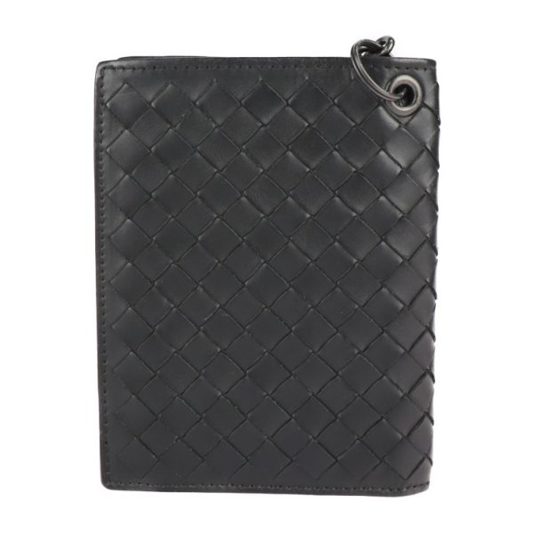 2116123007197 3 Bottega Veneta Intrecciato Leather Wallet Black