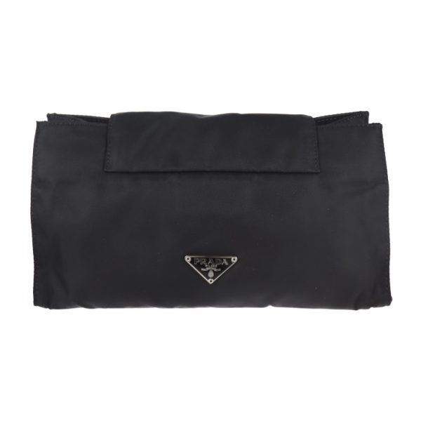 2117063007296 1 Prada Nylon Clutch Bag Nero