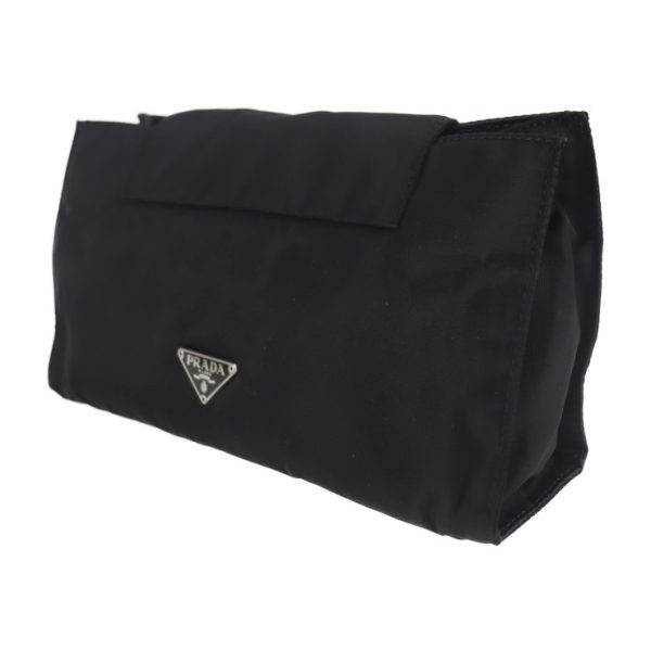 2117063007296 2 Prada Nylon Clutch Bag Nero