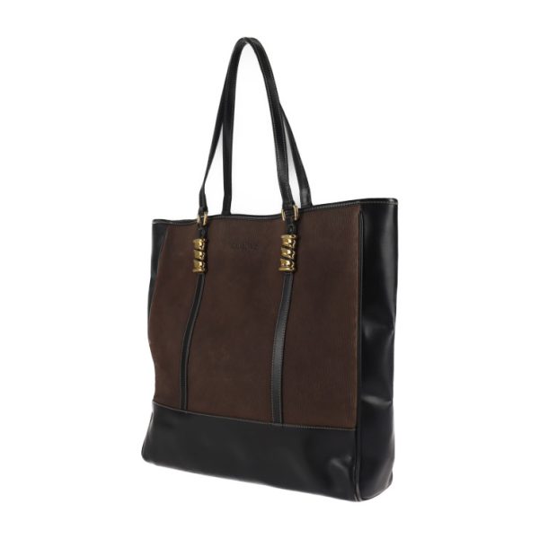 2117063007313 2 Loewe Velasquez Leather Tote Bag Black Brown