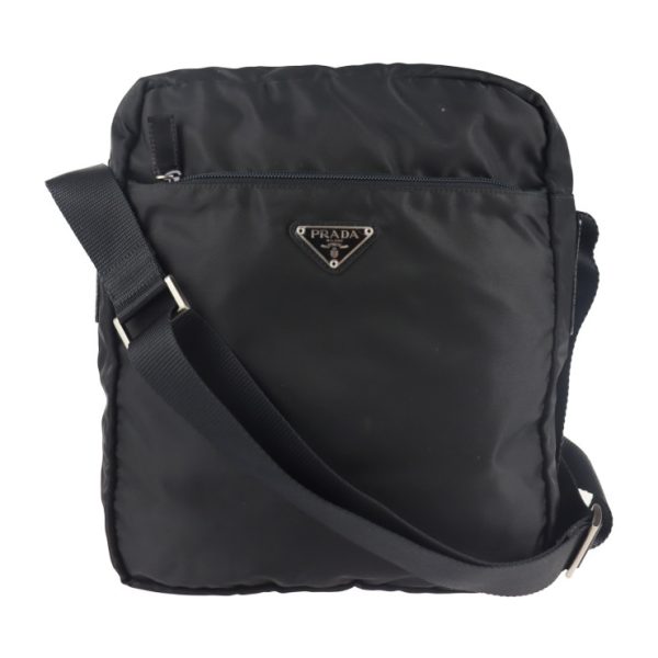 2117063007315 1 Prada Nylon Shoulder Bag Black