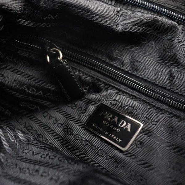 2117063007315 9 Prada Nylon Shoulder Bag Black