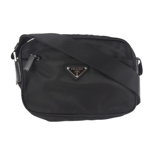 2117063007319 1 Prada Nylon Shoulder Bag Black