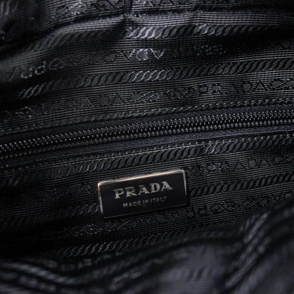 2117063007319 9 Prada Nylon Shoulder Bag Black