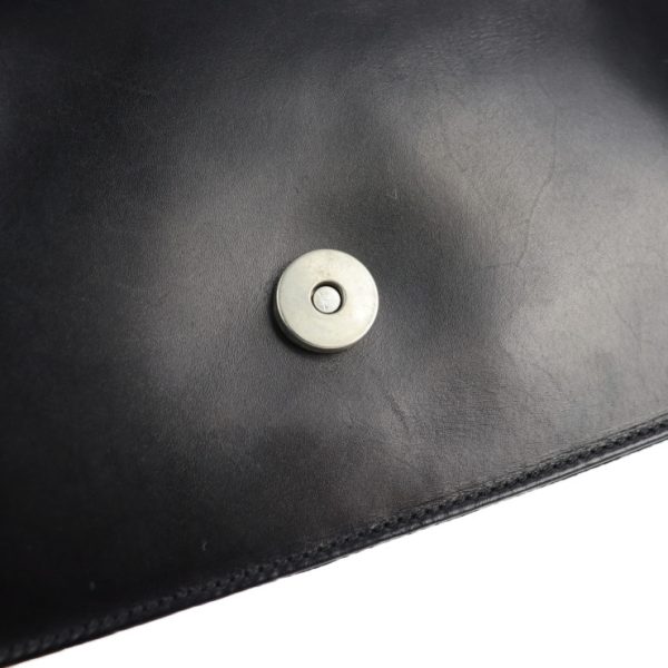 2117091001019 8 Prada Leather Nylon Clutch Bag Black