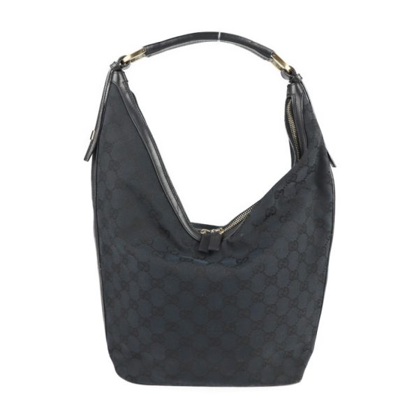 2117103008205 1 GUCCI Shoulder Bag GG Canvas Black