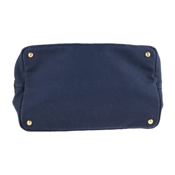 2118023007357 4 Prada Canvas Canapa Handbag Navy