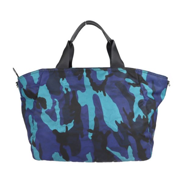 2118033007409 3 Prada Nylon Camouflage Tote Bag Royal Blue