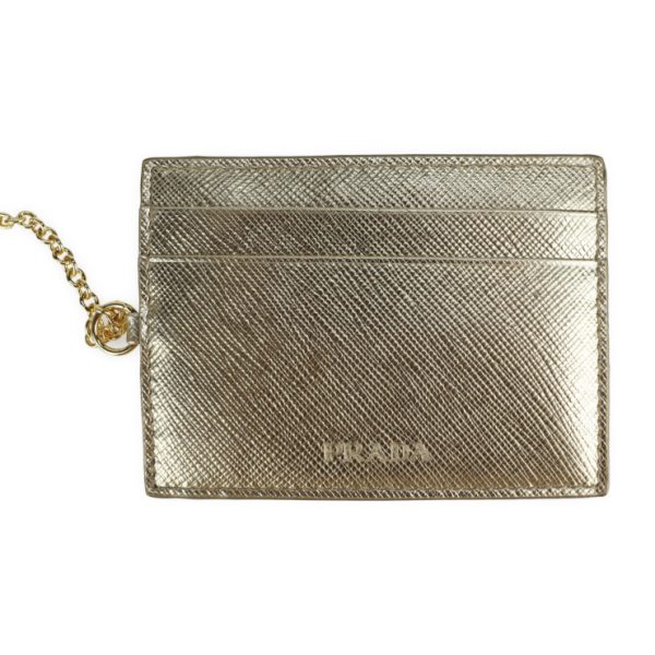 2118053002284 6 Prada Saffiano Leather Long Wallet Gold