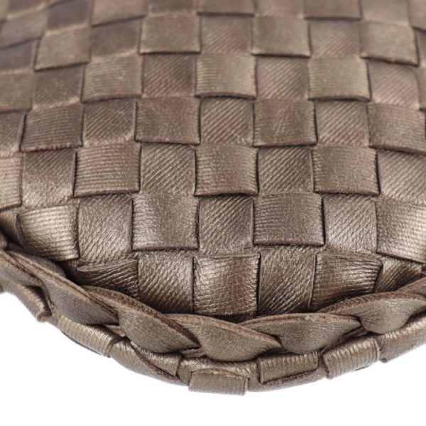 2118073008199 5 Bottega Veneta Intrecciato Leather Shoulder Bag Bronze