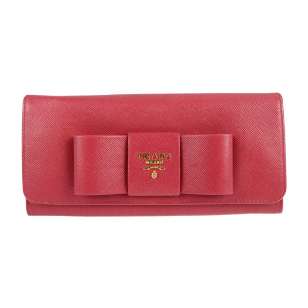 2118073008231 1 Prada Saffiano Bifold Wallet Pink