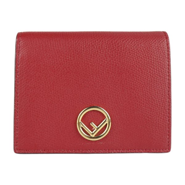 2118083002204 1 Fendi Fs Leather Wallet Red