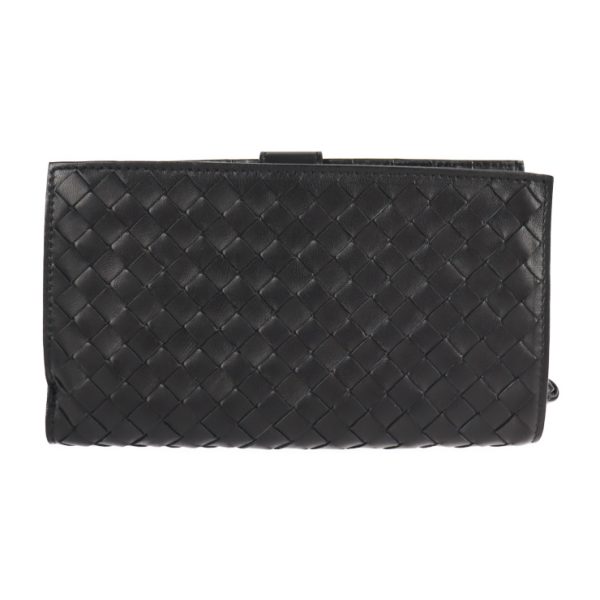 2118083002213 3 Bottega Veneta Intrecciato Leather Bifold Wallet Black