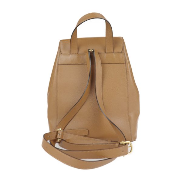 2118083002218 3 Celine Leather Rucksack Camel