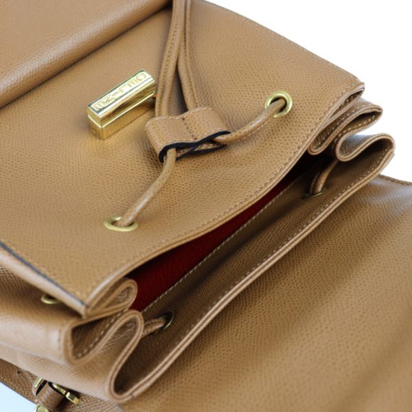 2118083002218 8 Celine Leather Rucksack Camel