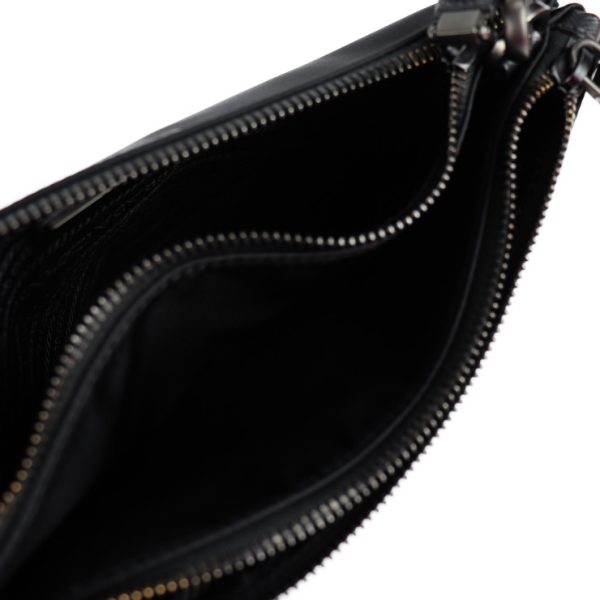 2118113007190 9 Prada Re Nylon Leather Crossbody Bag Black