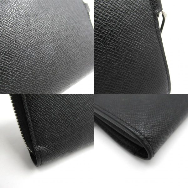 2118400120308 12c Louis Vuitton Zippy Dragonne Round Wallet Black