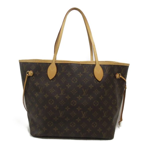 2118400122210 2 Louis Vuitton Neverfull MM Tote Bag Brown