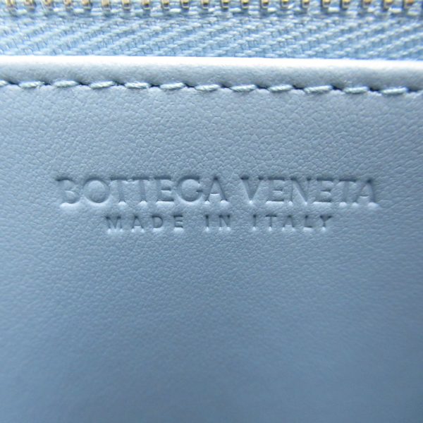 2118400125938 7 Bottega Veneta Round Long Wallet Leather Gray