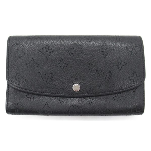 2118400126799 1 Louis Vuitton Portefeuille Iris Round Wallet Black