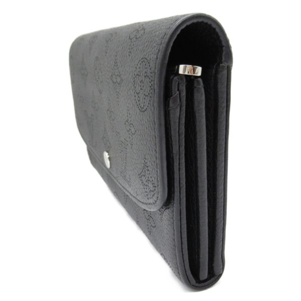 2118400126799 3 Louis Vuitton Portefeuille Iris Round Wallet Black