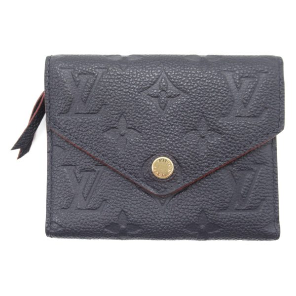 2118400126805 1 Louis Vuitton Victorine Trifold Wallet Navy