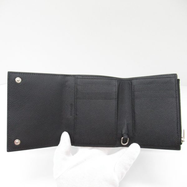 2118400126898 5 Balenciaga Trifold Wallet Leather Black