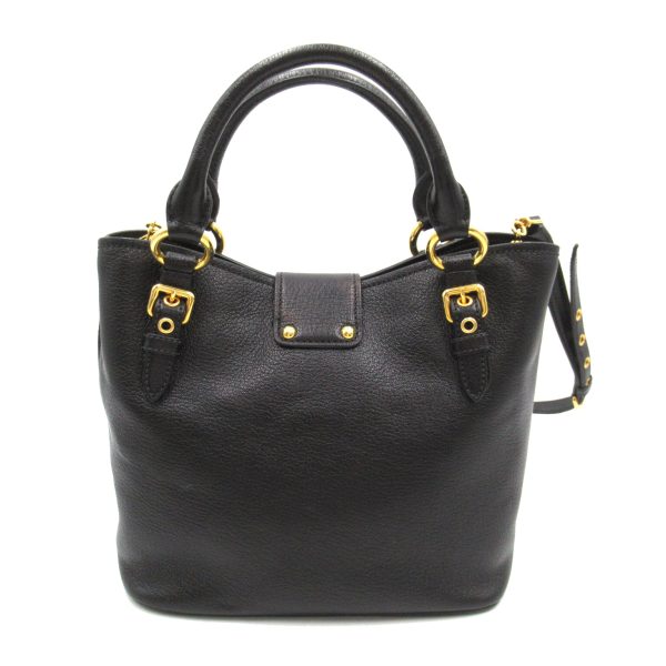 2118400130031 2 Miu Miu 2WAY Tote Bag Black