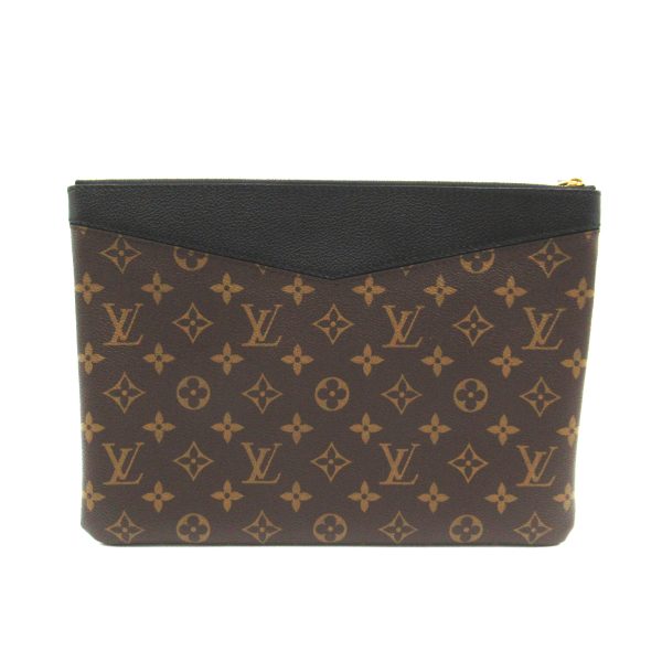 2118400130277 2 Louis Vuitton Daily Pouch Clutch Bag Brown Black