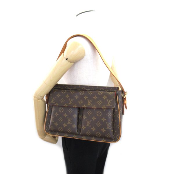 2118400130581 6 Louis Vuitton Viva City GM Shoulder Bag Brown