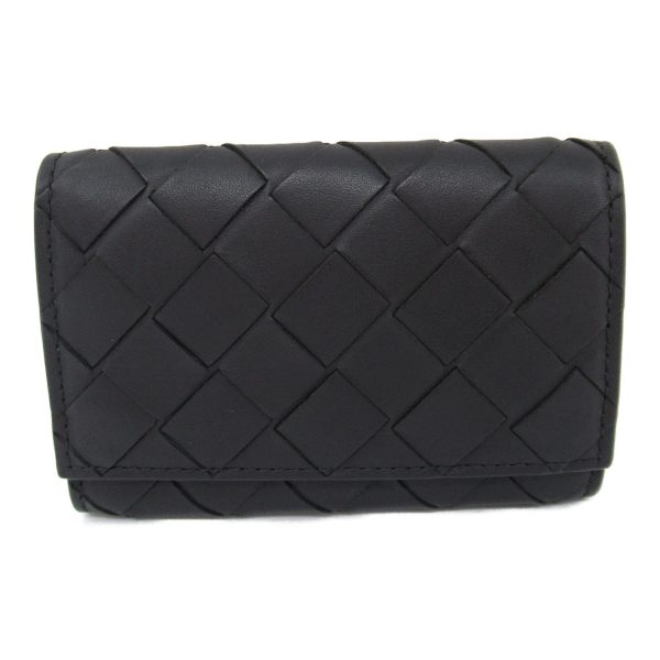 2118400131670 2 Bottega Veneta Intrecciato 6 Row Key Case Calf Cowhide Black