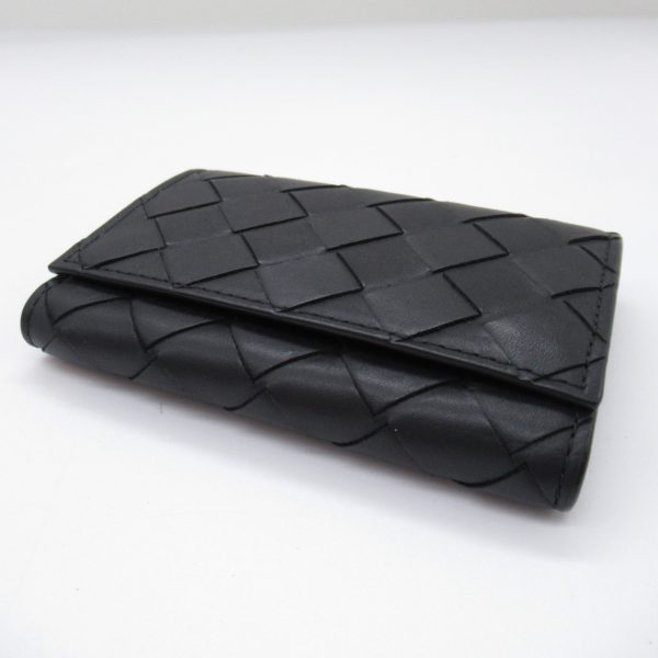 2118400131670 4 Bottega Veneta Intrecciato 6 Row Key Case Calf Cowhide Black