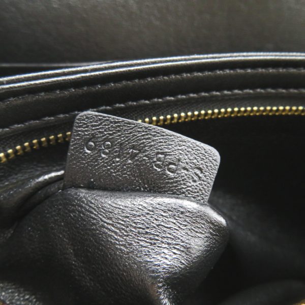 2118400134176 8 Celine Triomphe Medium Shoulder Bag Leather Black