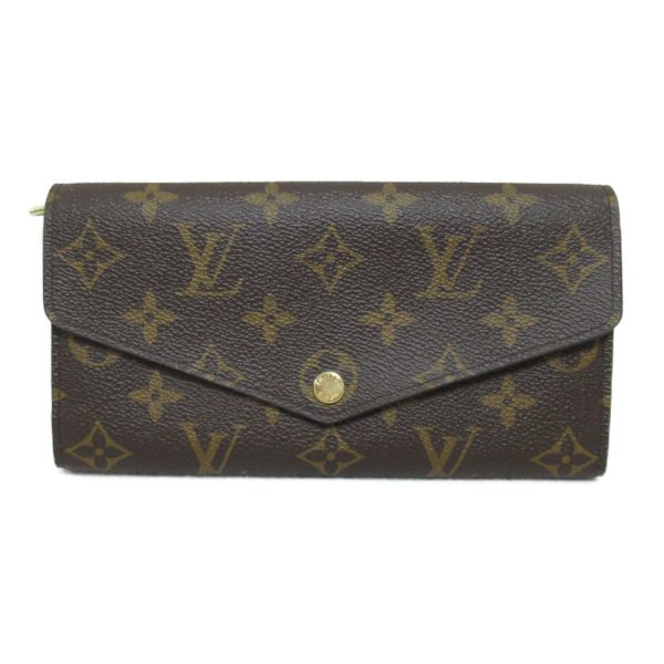 2118500043897 2 Louis Vuitton Sarah Bifold Long Wallet Brown