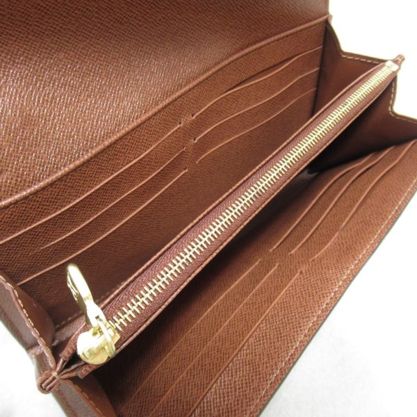 2118500043897 6 Louis Vuitton Sarah Bifold Long Wallet Brown