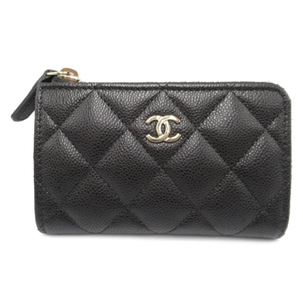 2118700058554 1 Chanel Matelasse Coin Case Black